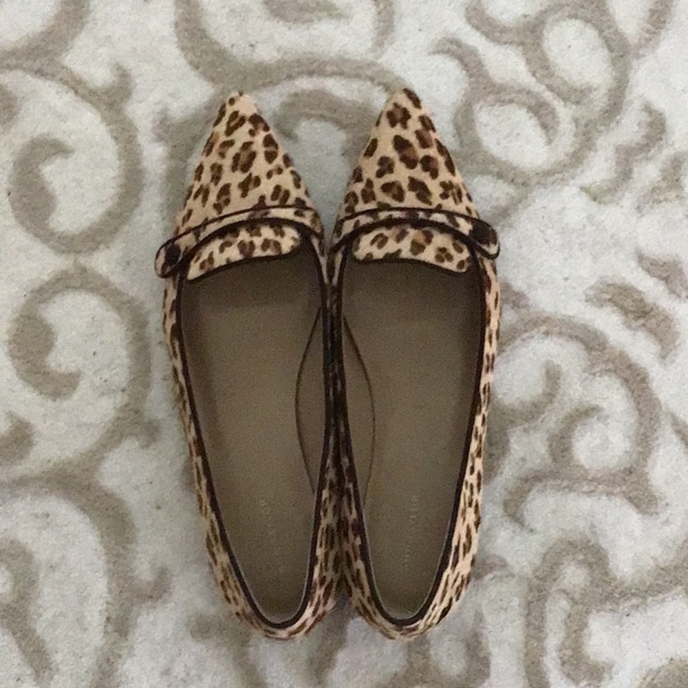 EUC calf hair Ann Taylor flats size 8.5